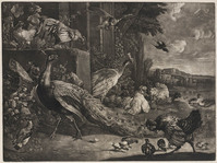 KG 05291
<br/>
Vogels bij een landhuis
<br/>
<em>Hondecoeter, Melchior (1636 - 1695)</em>